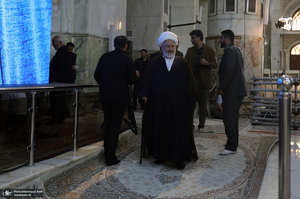 حضور شخصیت های سیاسی و لشکری  در سی و پنجمین سالگرد ارتحال حضرت امام خمینی (س) -1