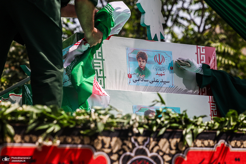 مراسم تشییع شهدای جنگ تحمیلی رژیم صهیونیستی در تهران-5