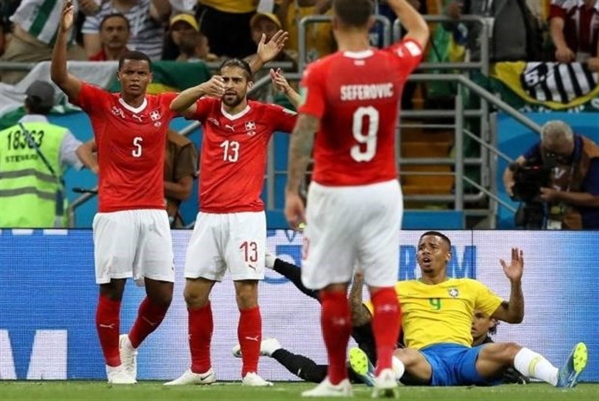 شکایت تیم ملی فوتبال برزیل به دلیل تکنولوژی داوری در جام جهانی
