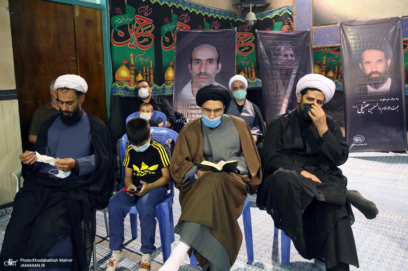 مراسم شام شهادت امام رضا(ع) و بزرگداشت علامه حکیمی در حسینیه جماران-1