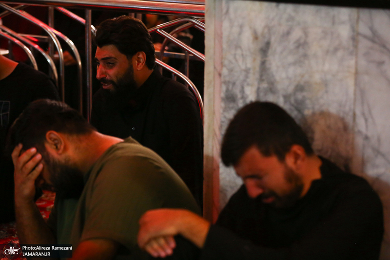 مراسم شام غریبان شهادت امام رضا (ع) در رواق دار الهدایه