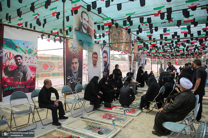 گلزار شهدای جنگ تحمیلی ۱۲روزه در بهشت زهرا (س)