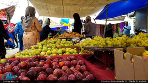 چهارشنبه بازار روستای سلیمان آباد تنکابن