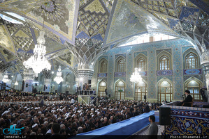 سخنرانی رهبر معظم انقلاب در اجتماع عظیم زائران و مجاوران حرم رضوی