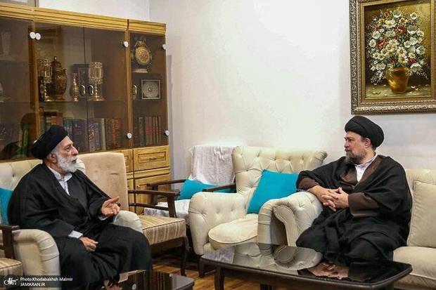 لقاء السید حسن الخمینی مع السید هادی الخامنئی
