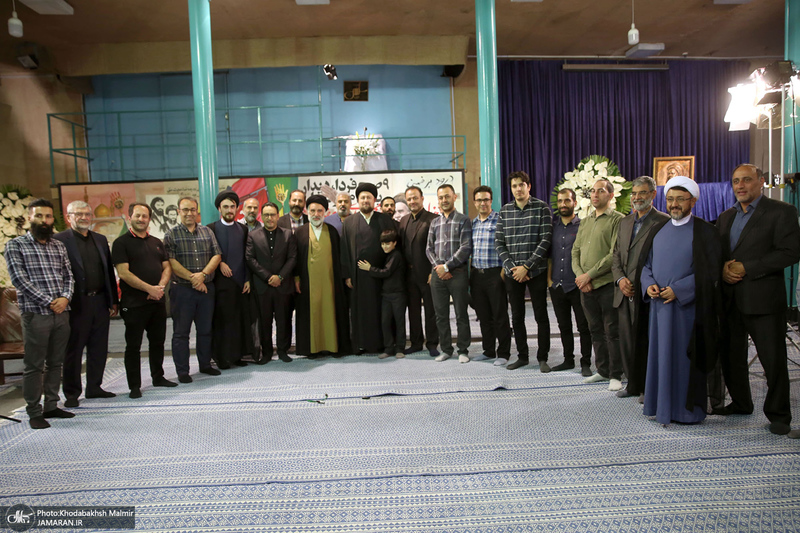 پشت صحنه برنامه تلویزیونی «صف اول» با حضور سید حسن خمینی