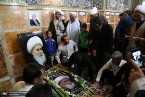 مراسم بزرگداشت آیت الله العظمی محقق کابلی در مسجد اعظم قم