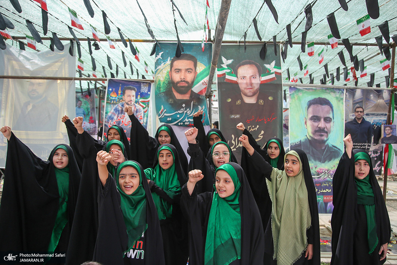 گلزار شهدای جنگ تحمیلی ۱۲روزه در بهشت زهرا (س)