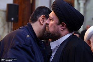 تشییع و خاکسپاری پیکر حجت الاسلام والمسلمین شیخ علی اکبرمهربان در جوار حرم مطهر حضرت امام خمینی(س)