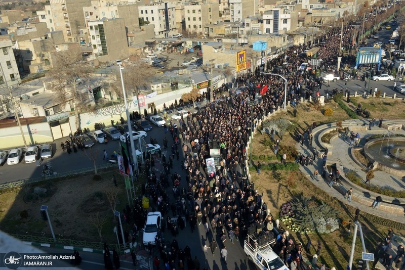 تشییع و خاکسپاری شهید هادی طارمی