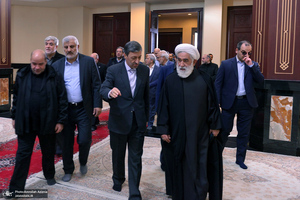 تجدید میثاق رئیس، معاونان و کارکنان ستاد فرمان اجرایی حضرت امام با آرمان های بنیانگذار جمهوری اسلامی