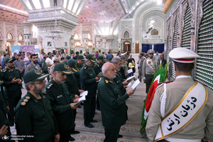 تجدید میثاق خانواده معظم شهدای سازمان حفاظت اطلاعات سپاه با آرمان های حضرت امام خمینی (س)