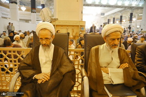 مراسم سالروز رحلت امام خمینی (س) از سوی مقام معظم رهبری در حرم حضرت معصومه(س)