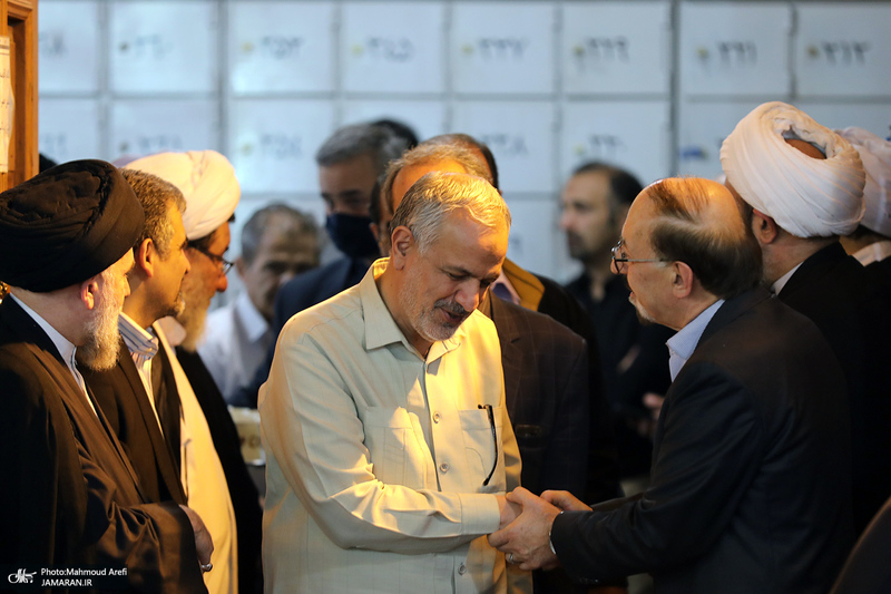 مراسم ترحیم مرحوم آیت الله نورالله شاه آبادی (ره) در تهران