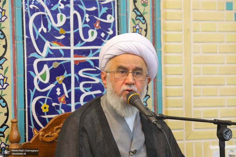مراسم ترحیم آیت الله العظمی محفوظی (ره) در مسجد رفعت قم