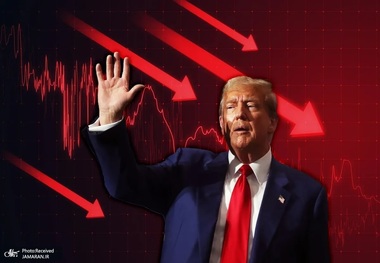ترامپ پس از اینکه بورس آمریکا را به خاک سیاه نشاند: تقصیر جو بایدن است!