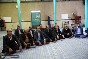 تجدید میثاق دانش آموزان و اقشار مختلف مردم با امام (س) در حسینیه جماران