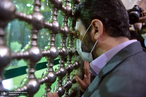 تجدید میثاق وزیر تعاون، کار و رفاه اجتماعی با آرمان های امام خمینی(س)