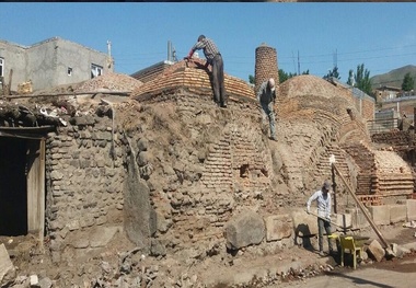 حمام حور نمین مرمت می شود