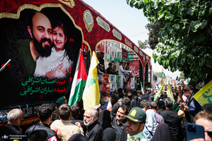 مراسم تشییع شهدای جنگ تحمیلی رژیم صهیونیستی در تهران-7