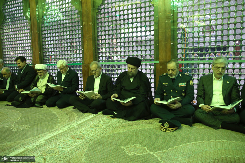 تجدید میثاق رئیس‌جمهور و اعضای دولت با آرمان‌های حضرت امام خمینی (س) - 2