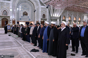 مراسم خاکسپاری پیکر مرحوم محمدعلی جماعتی (ره) در حرم امام خمینی (س)