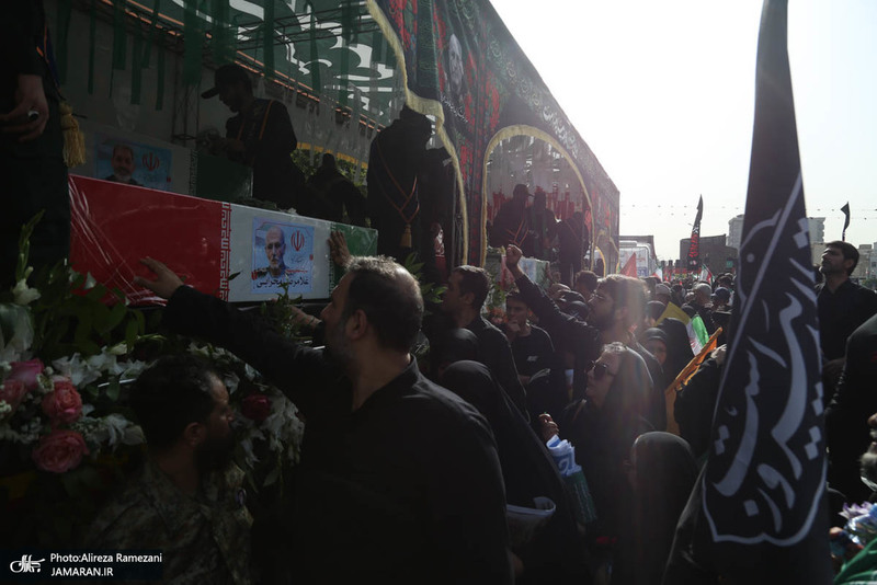 مراسم تشییع شهدای جنگ تحمیلی رژیم صهیونیستی در تهران-2