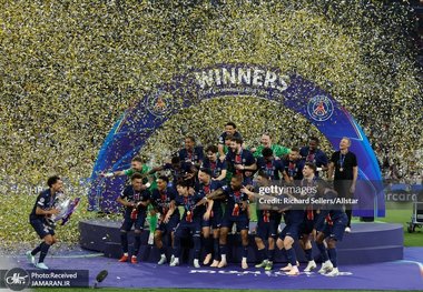 گزارش تصویری از جشن قهرمانی پاری سن ژرمن در لیگ قهرمانان اروپا 