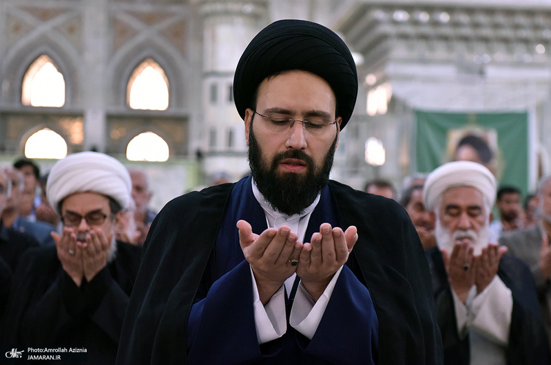 مراسم خاکسپاری پیکر مرحوم محمدعلی جماعتی (ره) در حرم امام خمینی (س)