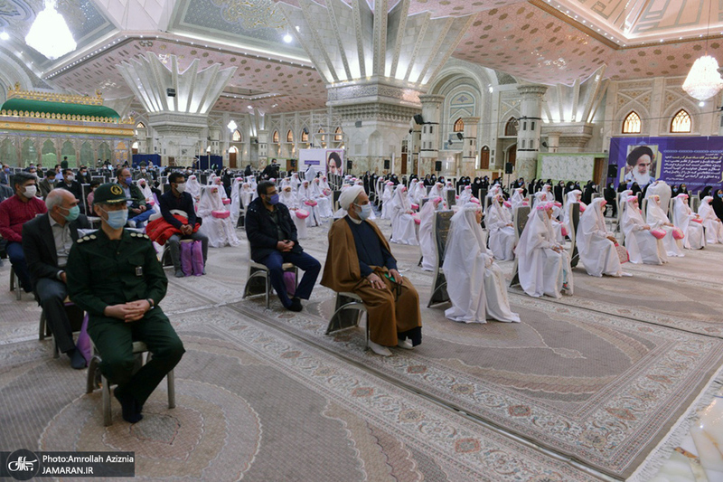 مراسم جشن تکلیف فرزندان کارکنان معاونت آماد و پشتیبانی سپاه در حرم مطهر امام خمینی(س)