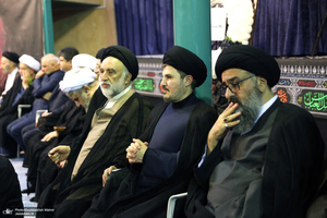 مراسم بزرگداشت همسر آیت الله موسوی بجنوردی (ره) در حسینیه شماره یک جماران-4