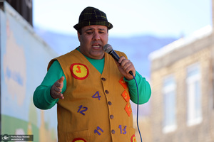 اجرای تماشاخانه سیار «بر آستان آفتاب» در روستای دهنو 