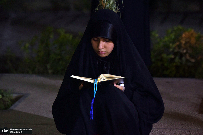 احیای شب بیست و یکم ماه رمضان در گلزار شهدای بهشت زهرا (س)