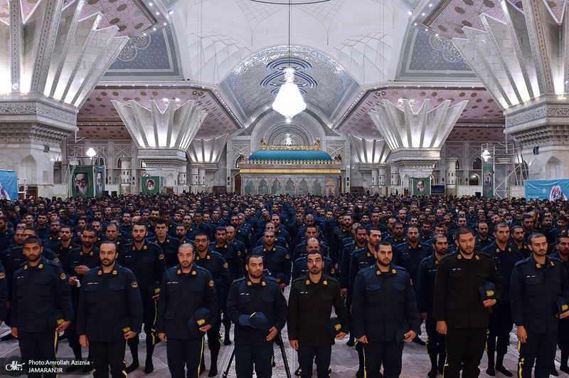 تجدید میثاق دانشجویان و فرماندهان دانشگاه افسری و تربیت پلیس امام حسن مجتبی‎‎ (ع) با آرمان حضرت امام خمینی (س)