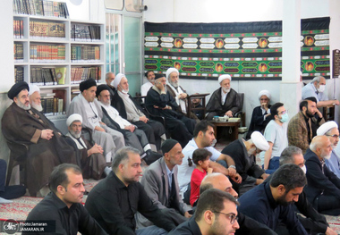 مجلس عزای شهادت امام صادق (ع) در بیت حضرت آیت الله العظمی صانعی (ره)