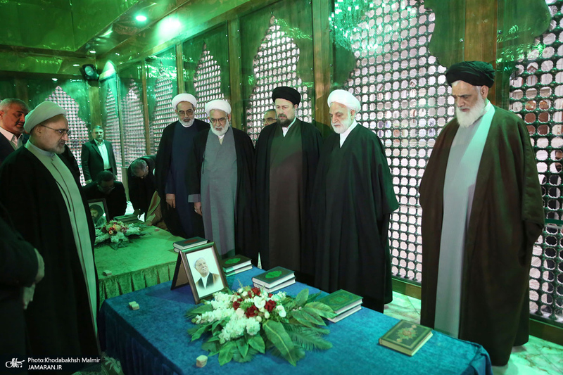 تجدید میثاق رئیس قوه قضائیه و مسئولان عالی قضایی با آرمان‌های حضرت امام خمینی (س)