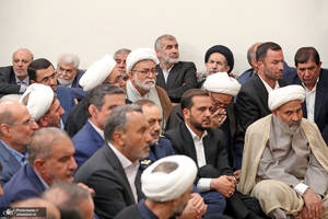 دیدار جمعی از مسئولان ارشد سه قوه با رهبر انقلاب