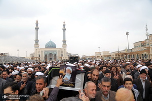 مراسم تشییع و خاکسپاری حجت الاسلام والمسلمین حاج شیخ عباس صالحی منش(ره)