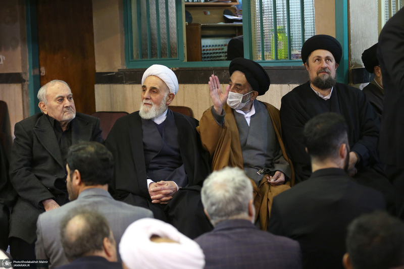 مراسم سالگرد رحلت آیت‌الله سید محمد موسوی بجنوردی در حسینیه جماران  -2