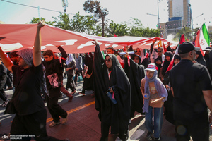 مراسم تشییع پیکر مطهر رهبر شهید انقلاب در تهران -5