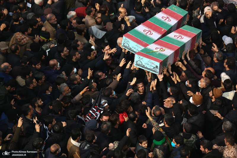 مراسم تشییع 200 شهید گمنام دفاع مقدس در تهران - 3