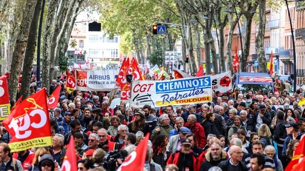 تظاهرات و اعتصاب سراسری در فرانسه