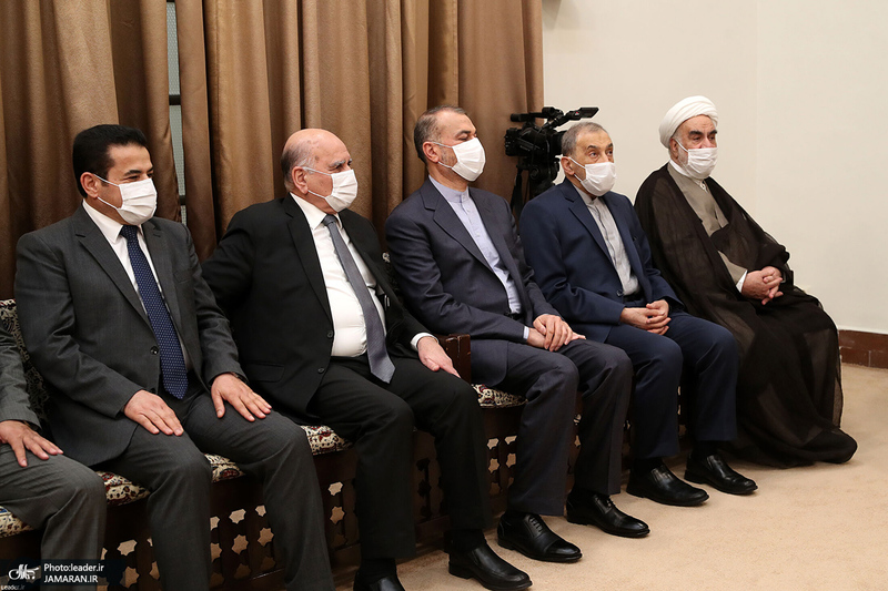 دیدار رئیس جمهور عراق با رهبر معظم انقلاب