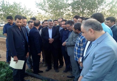 بازدید وزیر جهاد کشاورزی از پروژه های کشاورزی استان خراسان رضوی