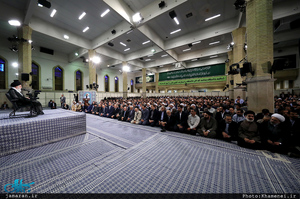 دیدار جمعی از استادان، نخبگان و پژوهشگران دانشگاه‌ها با رهبر معظم انقلاب