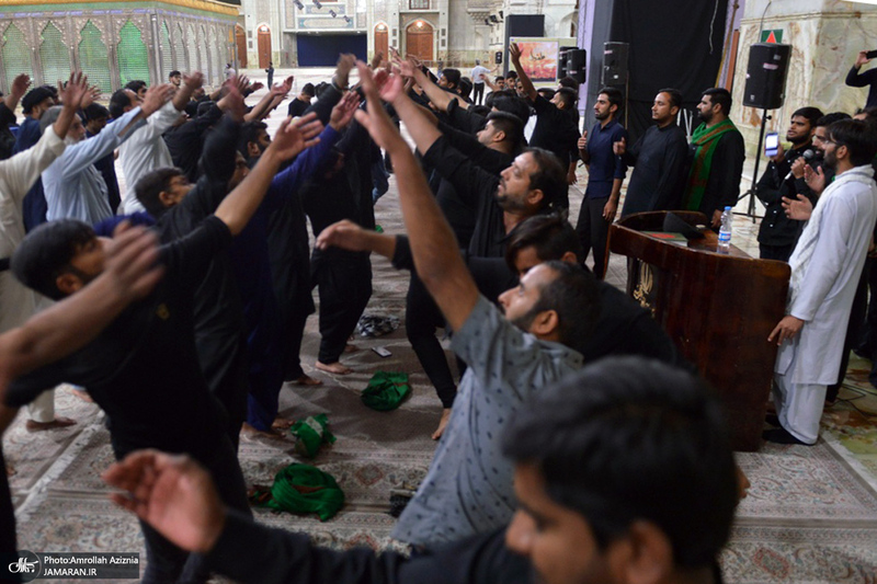 مراسم عزاداری پاکستانی ها در حرم مطهر امام خمینی (س)