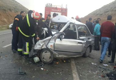 حادثه جاده‌ای در ورامین دو کشته برجای گذاشت