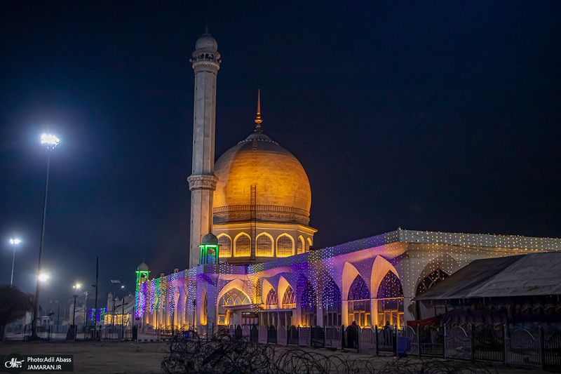 جشن عید مبعث در درگاه حضرت‌بال کشمیر هند