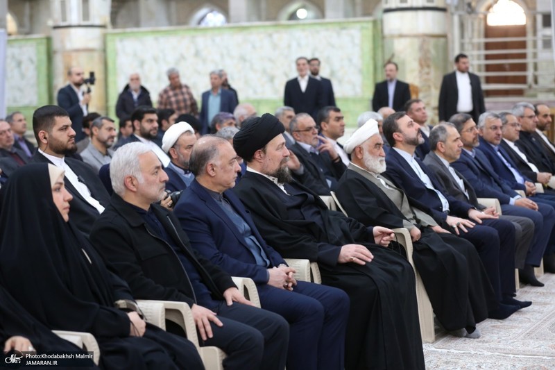 مراسم تجدیدمیثاق وزیر و معاونان وزارت امور خارجه با آرمان‌های امام خمینی