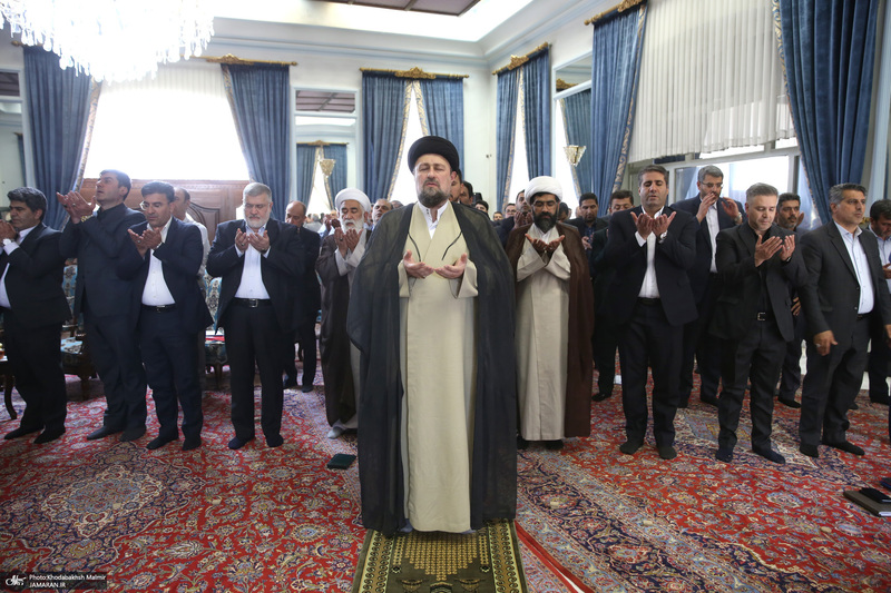 دیدار استاندار تهران و مدیران استان با سید حسن خمینی